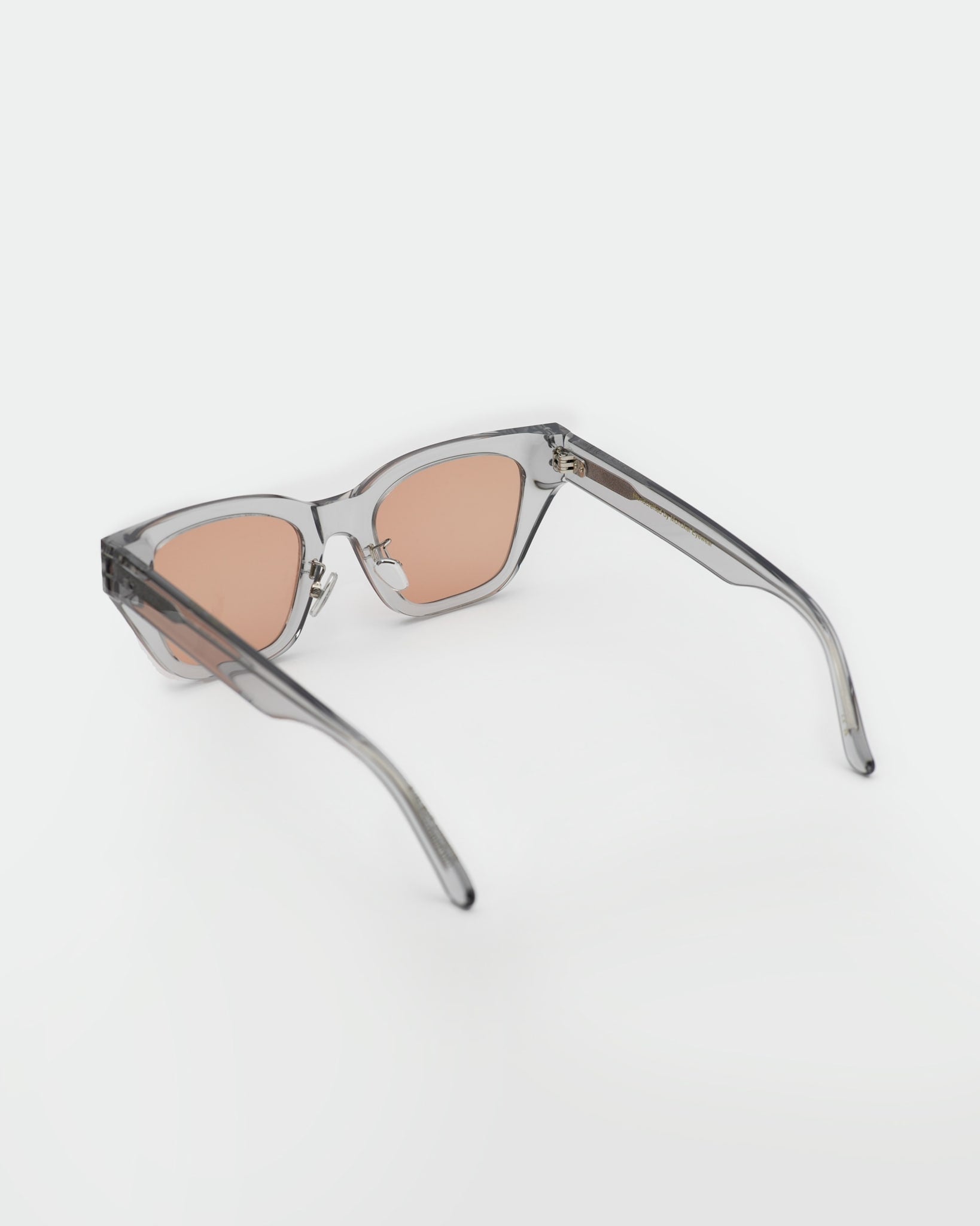 Memphis Grey - orange solid lens