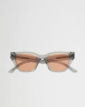 Memphis Grey - orange solid lens
