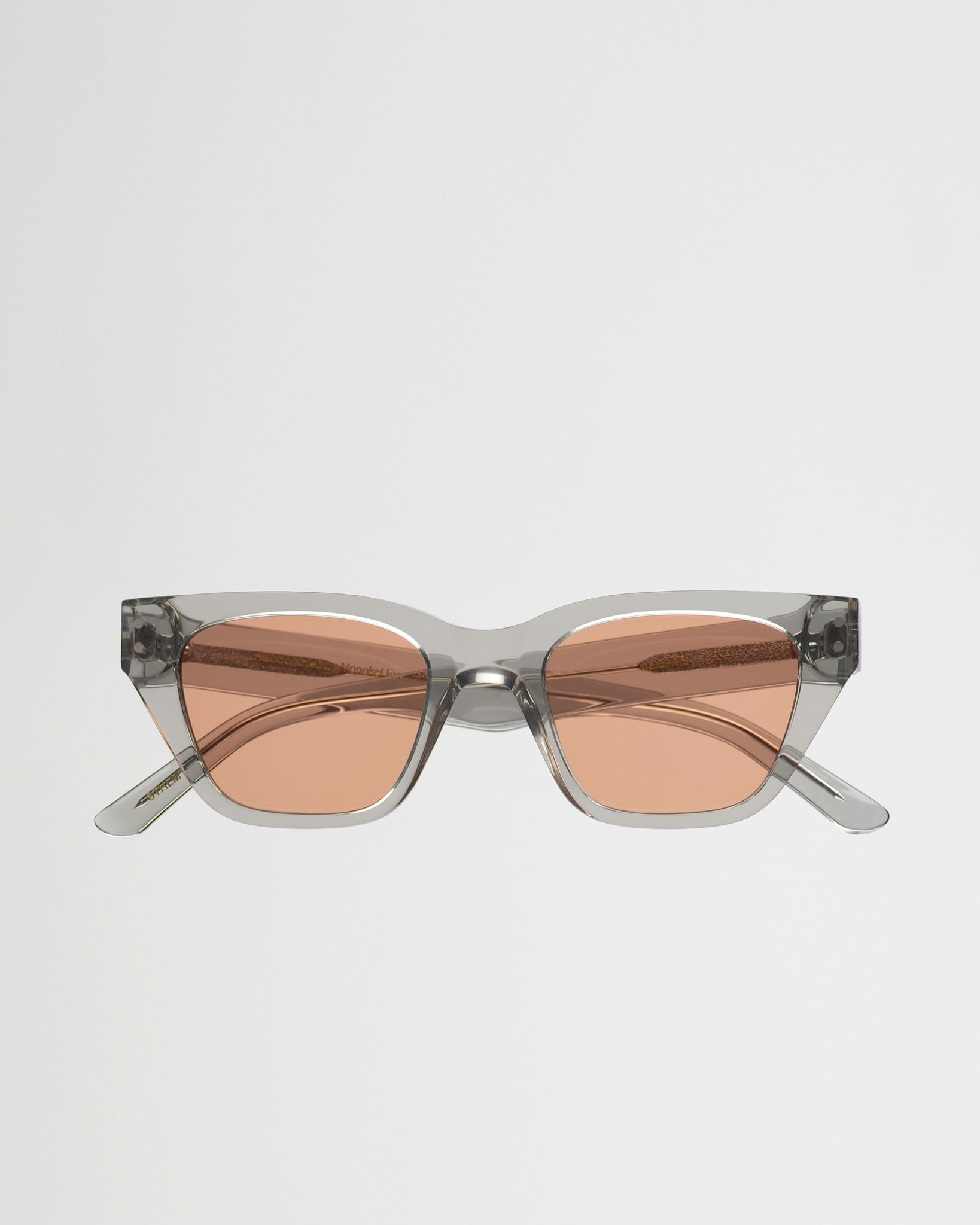 Memphis Grey - orange solid lens