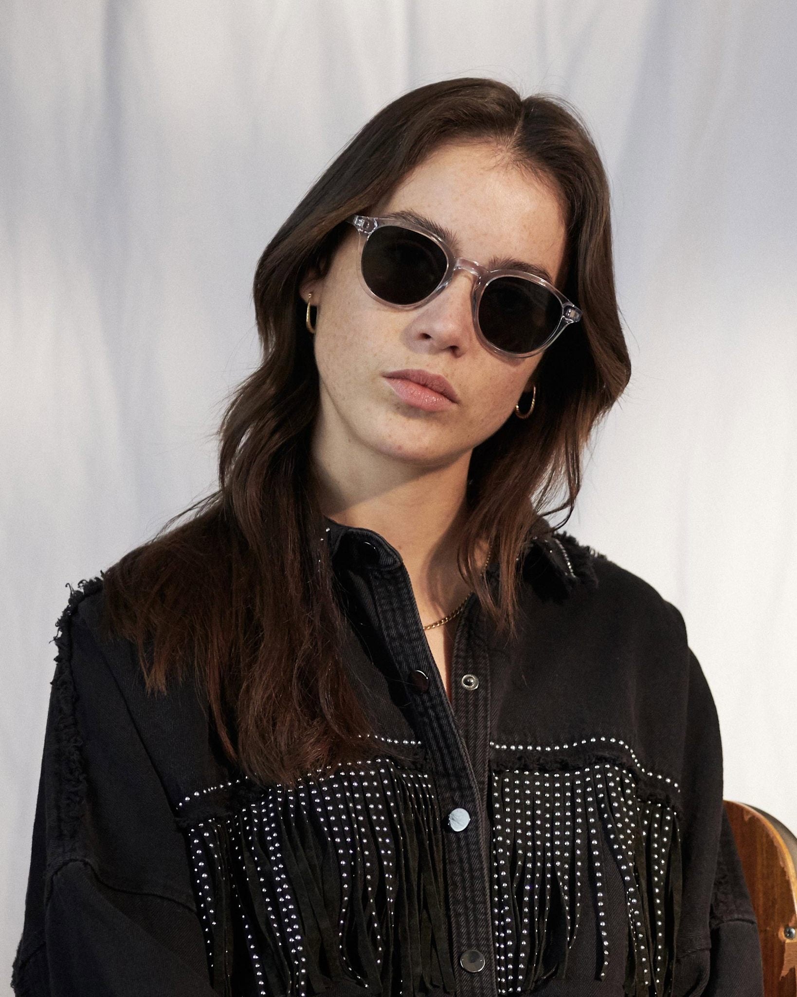 Nelson Crystal - green solid lens