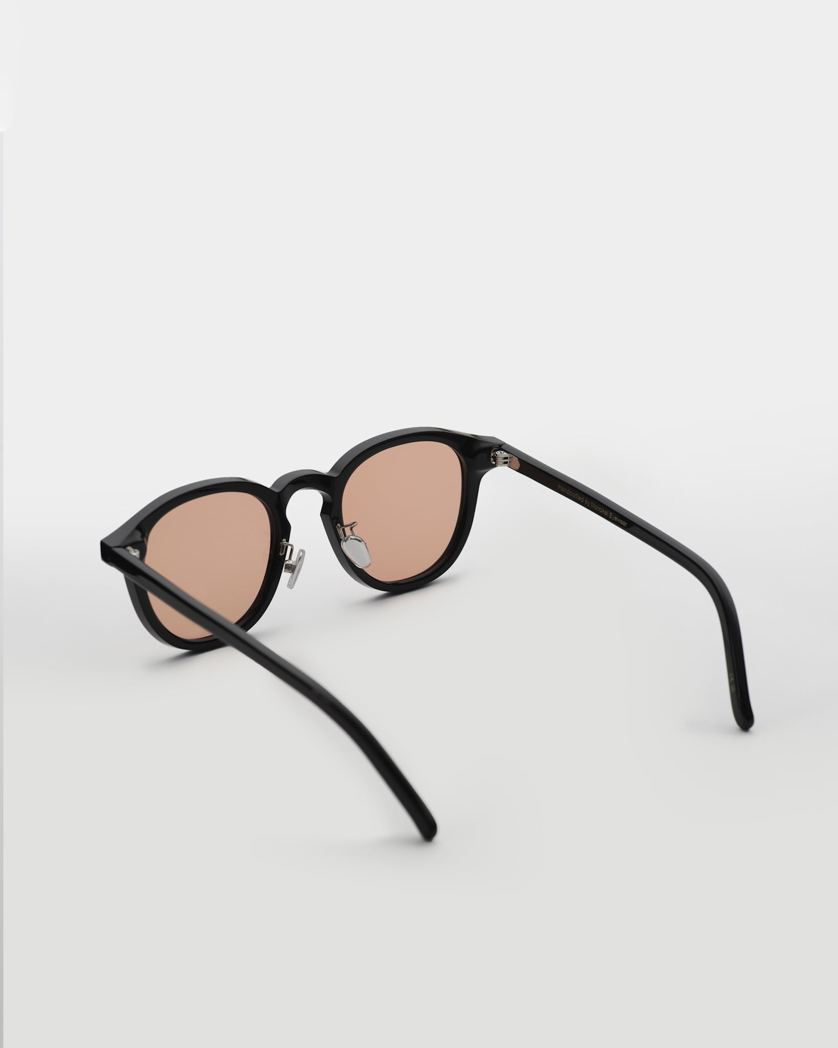 Nelson Black - orange solid lens