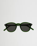Nelson Bottle Green - grey solid lens