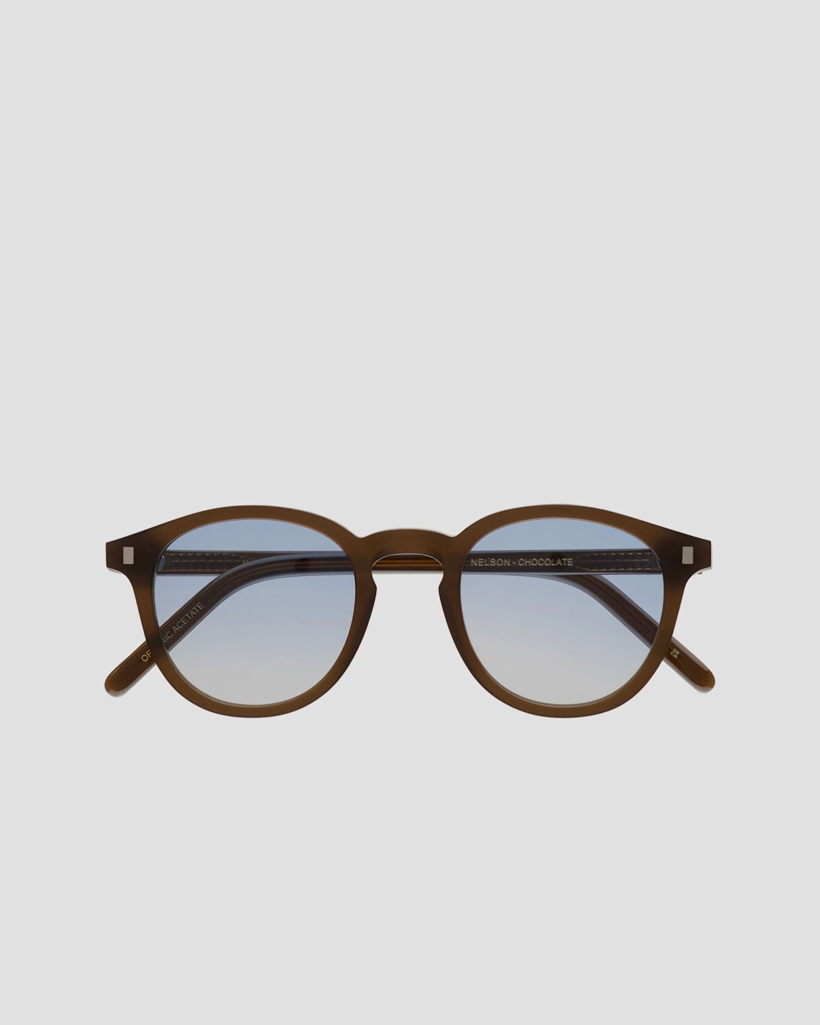 Nelson Chocolate - blue gradient lens