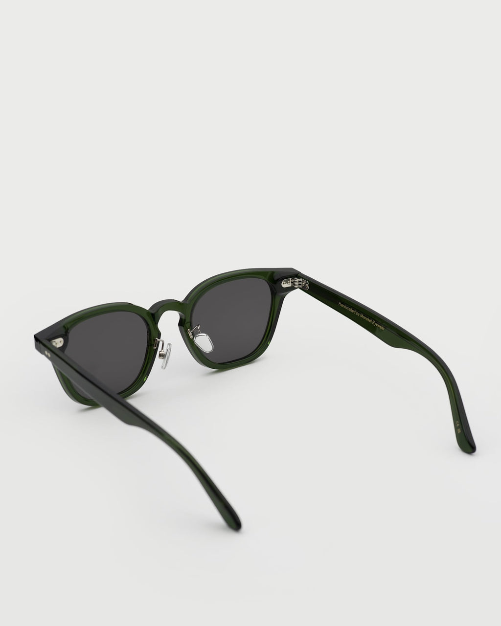 River Bottle green - grey solid lens