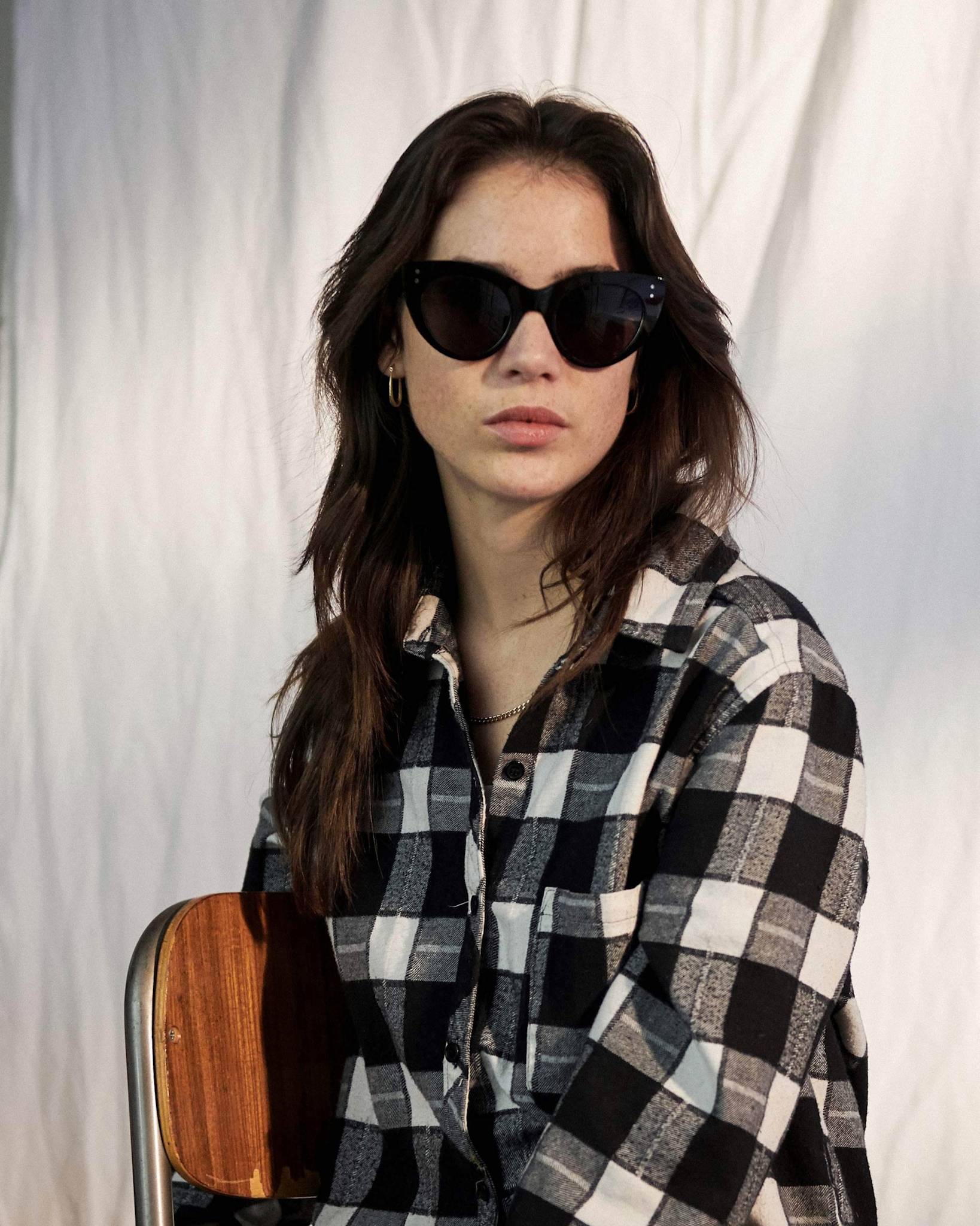 June Black - grey gradient lens